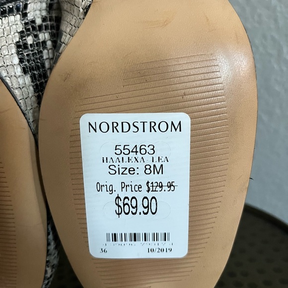 Nordstrom Haalexa-Lea Snake Skin Booties - Picture 11 of 13